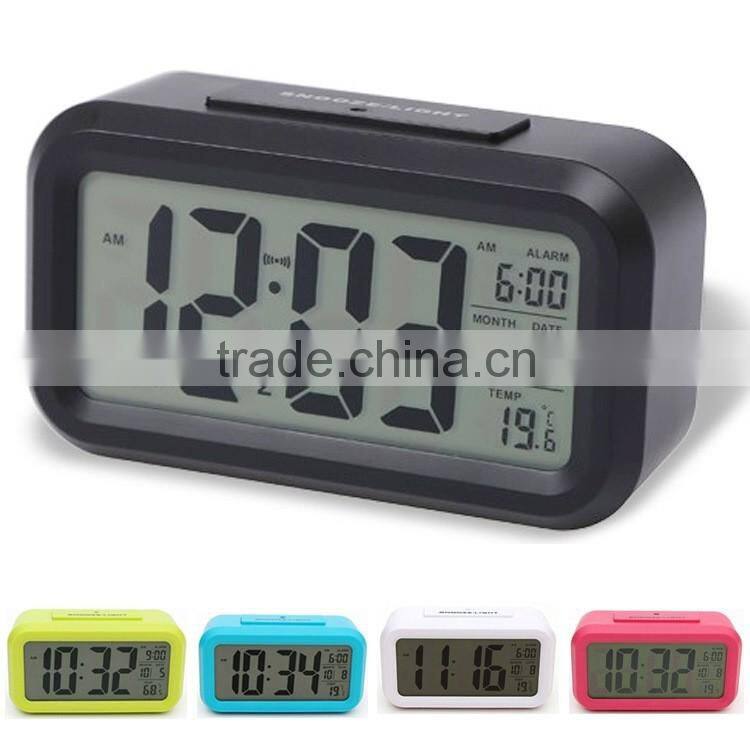 Funny Bedroom Standing Digital Time Zone Table Clock