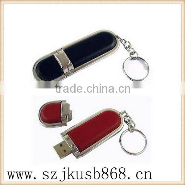 Fashion qualified usb 2.0 drive leather
