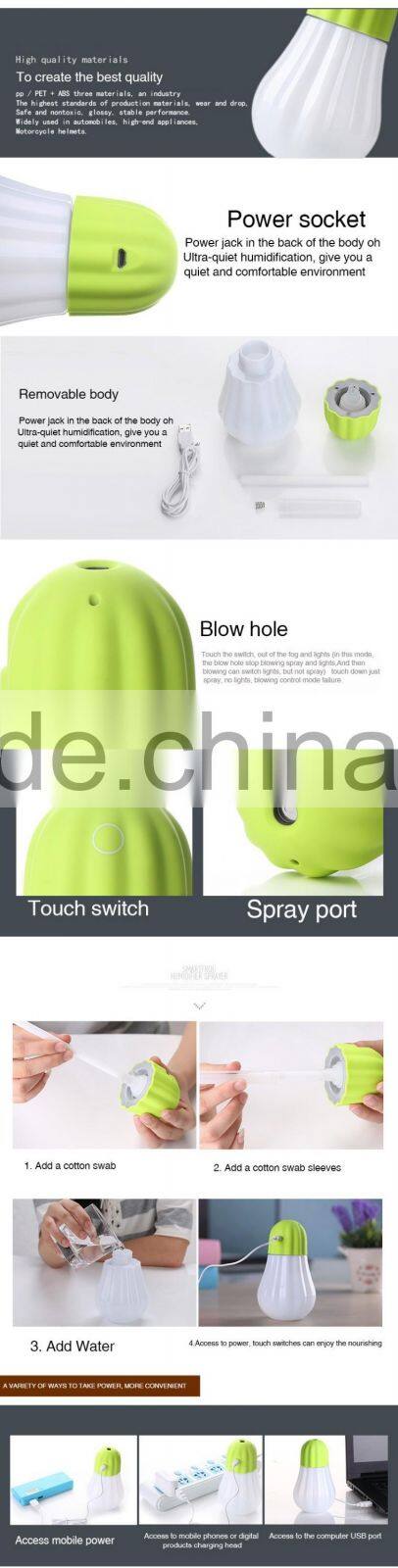 USB mini personal humidifier for Home and Office