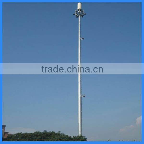 Galvanized High Mast Lighting Pole For Sale