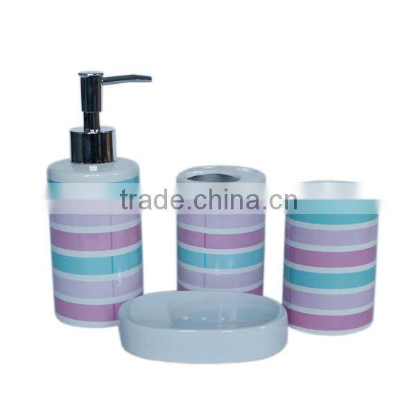 Fashional 4pcs Ceramic bathroom accessories