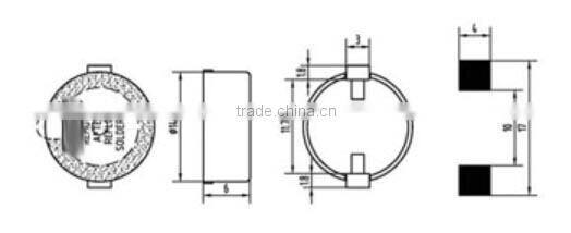 SMT1406R new promotion 14mm 80dB mini SMD piezo transducer (FBELE)