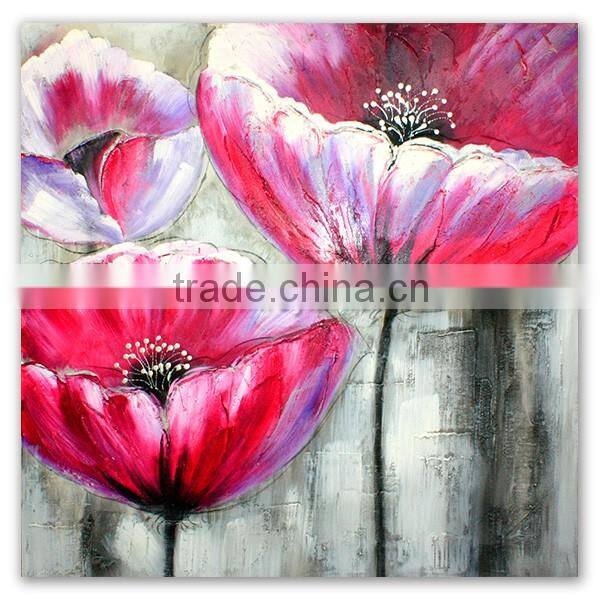 2016 hot sell acrylic painting flowers