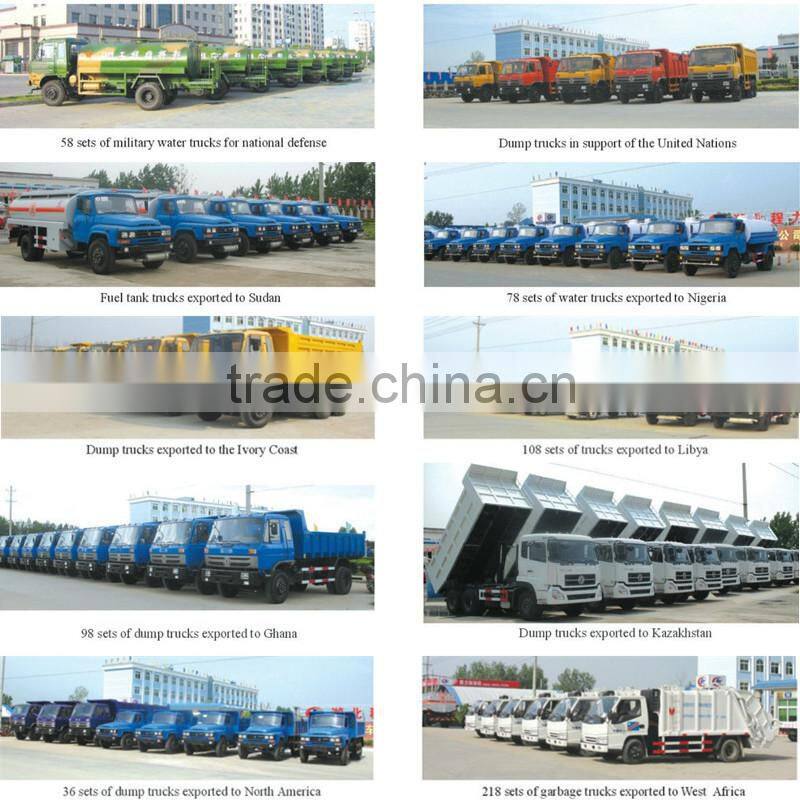 Chinese famous brand dongfeng 190hp 10m3 9t water tanker truck