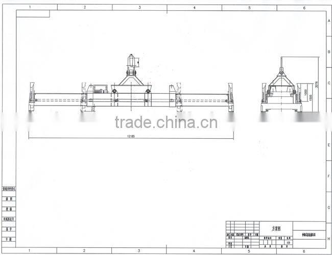 Standard Container lifting crane /container spreader