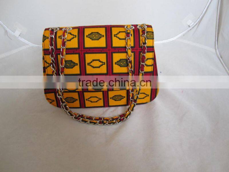 2016 super wax fabric bag african print matching shoes and bags