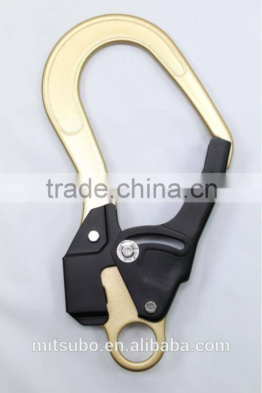 Gold&Black Double Lock Quick Release Lineman Metal Snap Hook