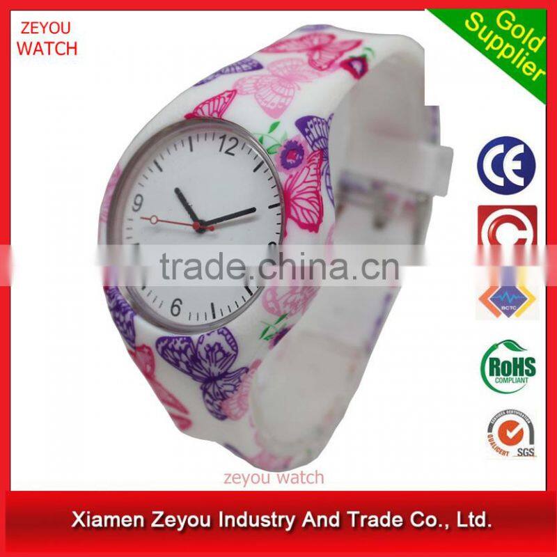 R0744 2016 girls watch,silicone watch 888,color strap watches