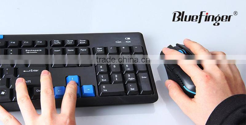 Shenzhen Factory Dual Multimedia 2.4G wireless keyboard and mouse