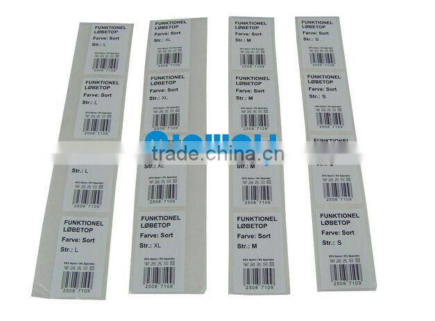 Custom design bar code label/ sticker self adhesive at the cheapest price
