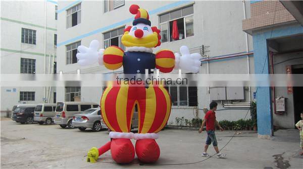 inflatable clown, inflatable joker, inflatable cartoon for advertising