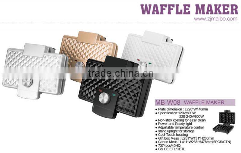 Electric Waffle Maker with Cool touch housing