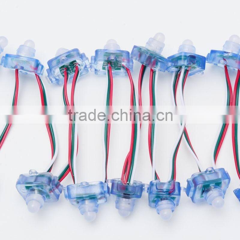 DC5V 12mm square WS2811 Led Full Color character string matrix screen point source