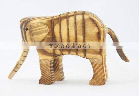 Painted wooden craft animals