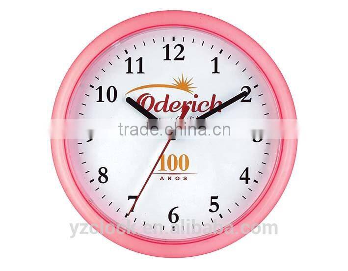 8 inch round cheap plastic wall clock