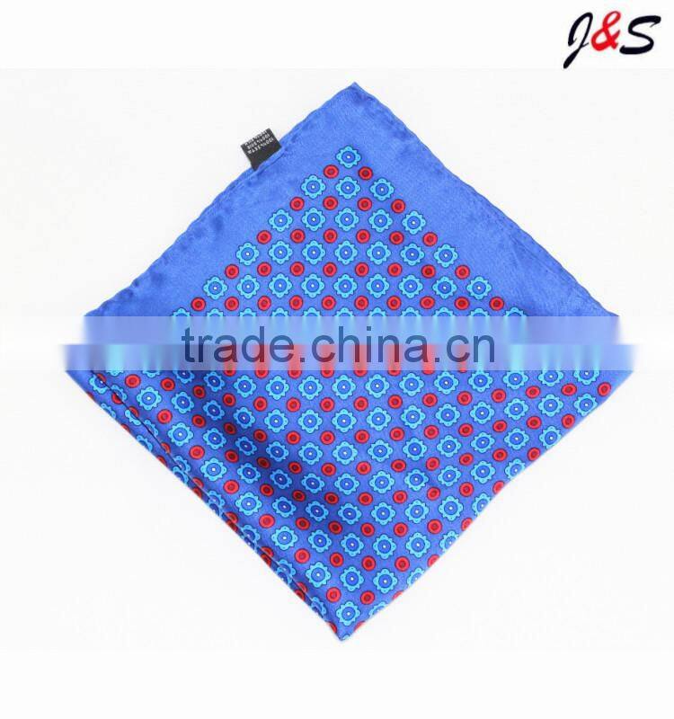 2015 the latest design custom 100% silk hankies WPF191