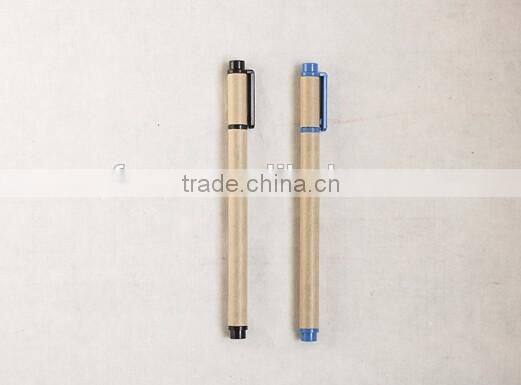 Good design kraft paper black blue neutral gel ink rollerball pen