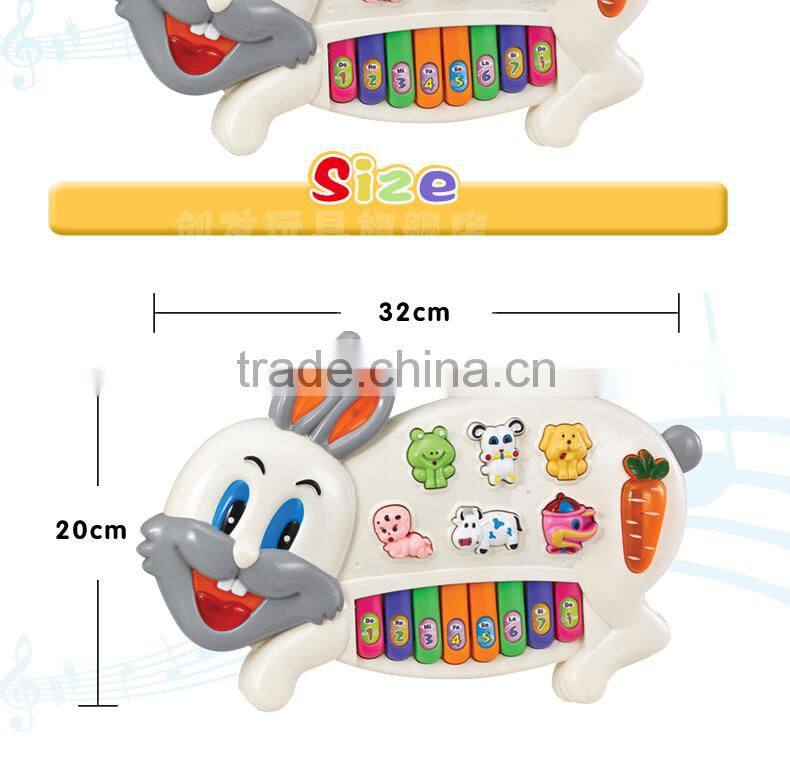 Baby electronics music instrument rabbit piano autism educational toys