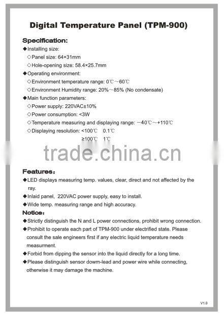 Hot selling fridge and freezer thermometer