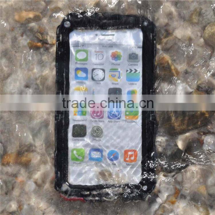 China Supplier Waterproof Cell Phone Case for iPhone 6 6S Metal TPU Shockproof Cover