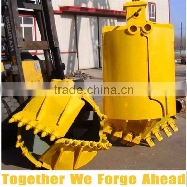 excavator mud bucket with bolt on cutting edge