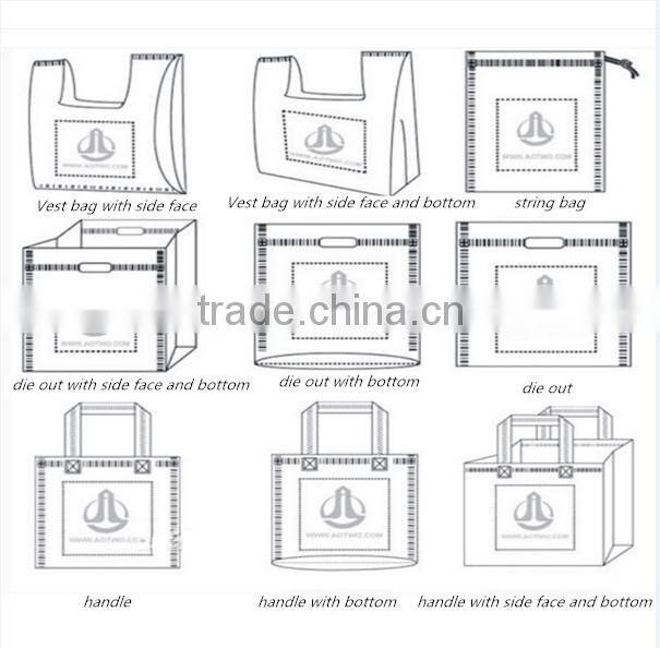 XHFJ hot sale packaging non woven shopping bag