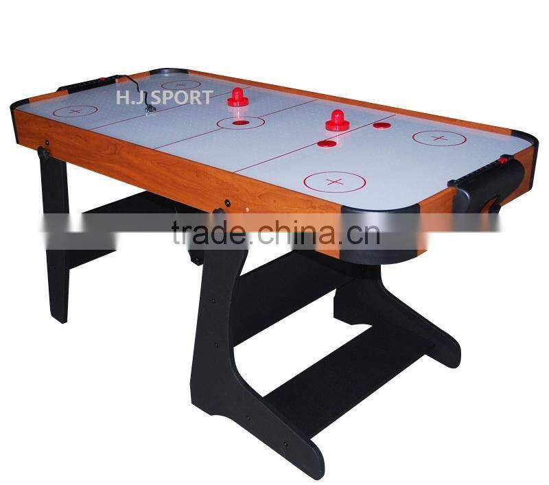 New design folding ice hockey table full size , air powered hockey table for sale