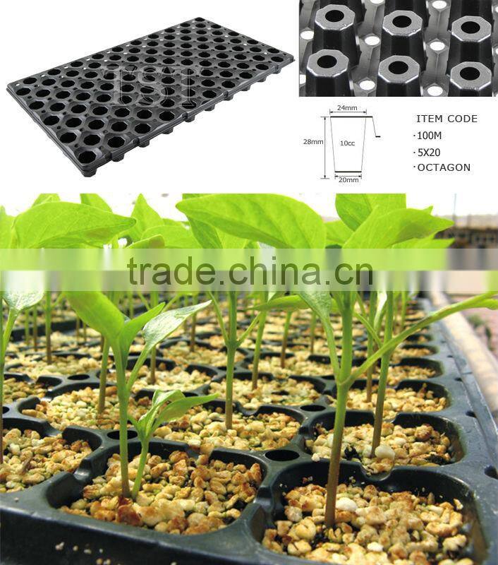 100 Cells Plant Plastic Seedling Tray,Seed Tray,Plug Tray