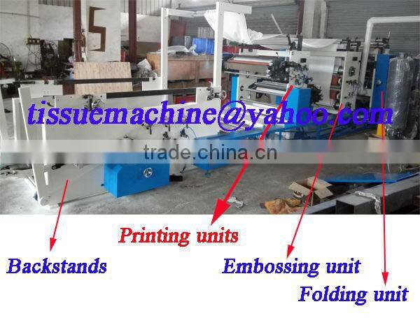 Italy Design Embossing Laminating Printing High Speed Automatic Paper Tissue Converters