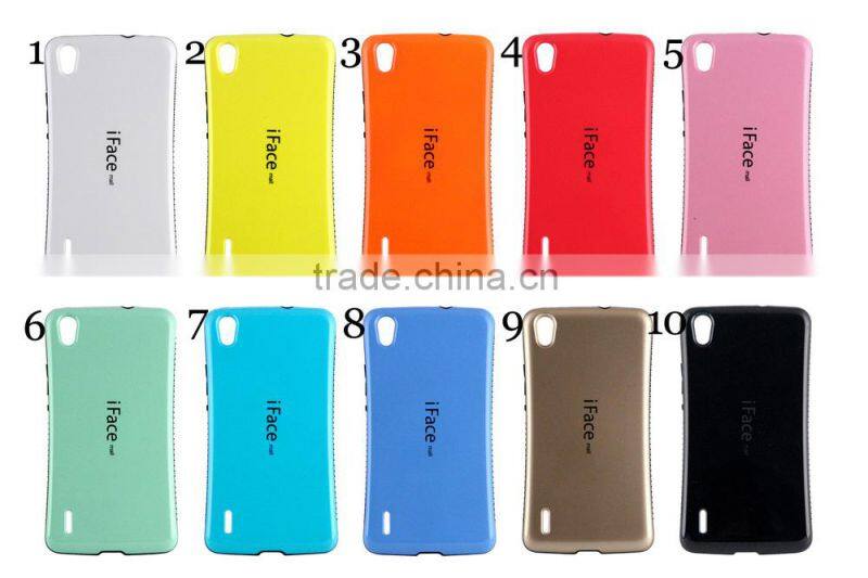 For Huawei P7 Mobile phone cases cover iFace Mall TPU+PC, hot cell phone cover case for Huawei Ascend P7