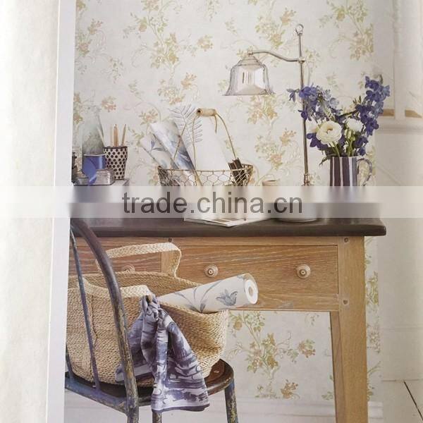 non woven Hot sale flower garden artificial Wallpaper