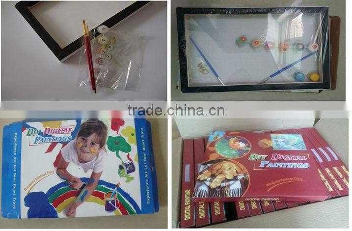 Modern tin painting by number for wall decoration