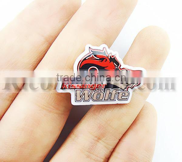 2015 Ricon Metal crafts Metal printing silver oval bracelet button