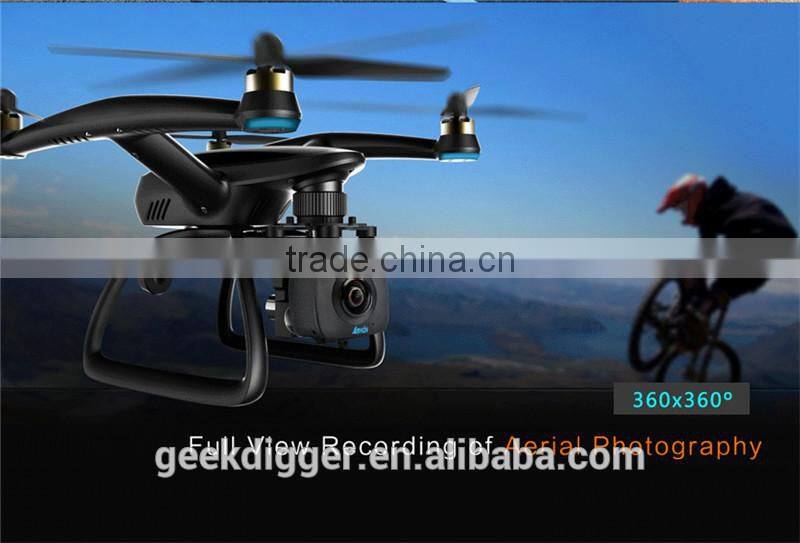 Digital Camera 360 Degree with dual lens 220 Degree Fisheye with HD 960P/30fps AMK200S 8.0MP WiFi Action Camera