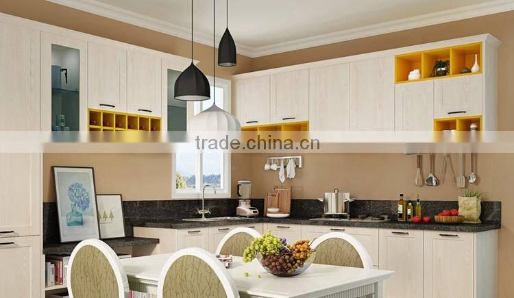 Waterproof PVC Sheet Vinyl Wrapped For Kitchen Cabinet Door Designs