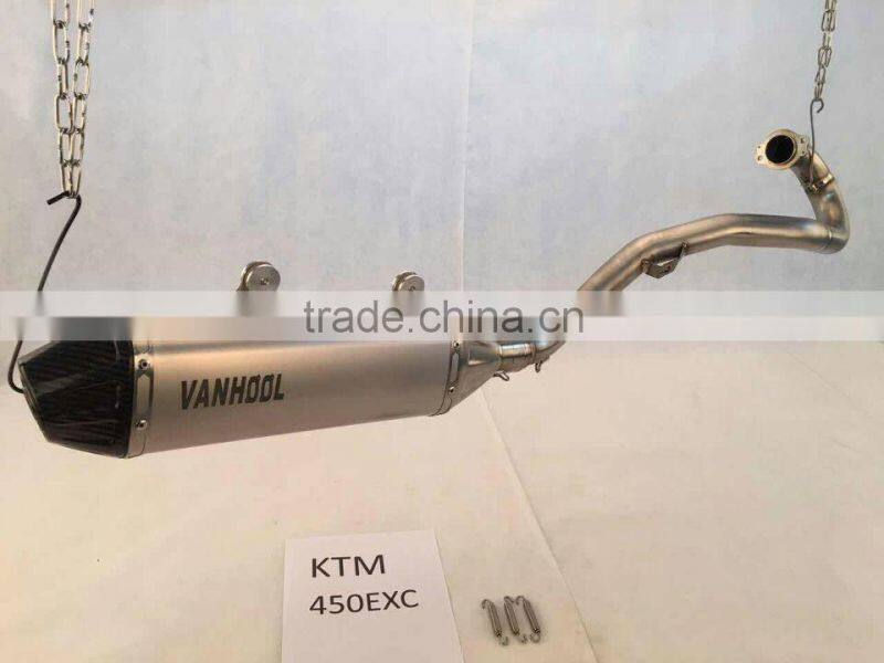 KTM450 EXC Motorcycle Complete Titanium Performance Exhaust System