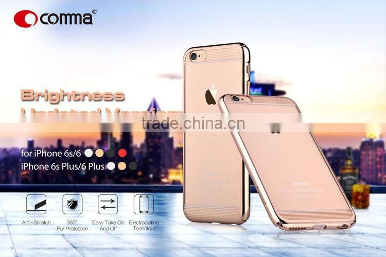 Cell Phone Back Case For iPhone 6 6S Plus,Smartphone Electroplating PC Back Case Cover For iPhone 6 6S Plus