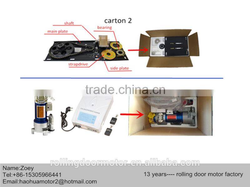 rolling shutter motor DC-300Kg/garage door opener with ISOstandard