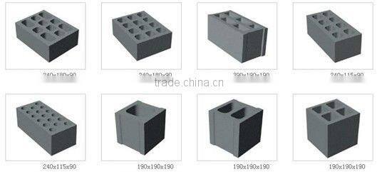 Brick machine manual QTJ4-40,manul fly ash brick machine