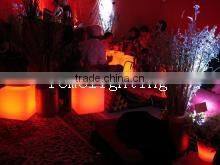 50CM Rome rotomolding light-emitting furniture wedding decoration bar led stool
