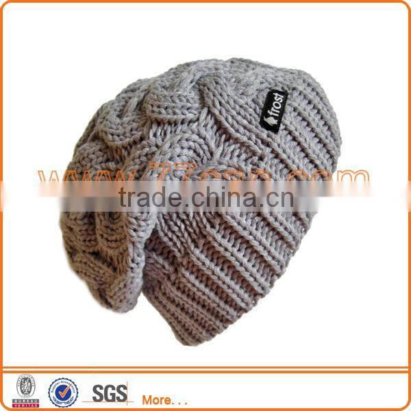 High quality beanie black woolen cap for sale