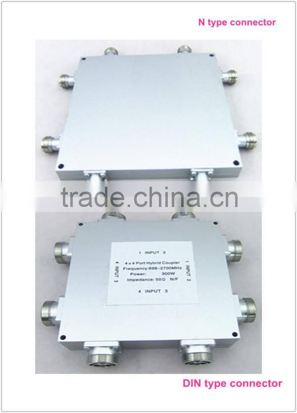 Competitive price 3 in 3 out 700-2700MHz N female type Hybrid Combiner /Coupler