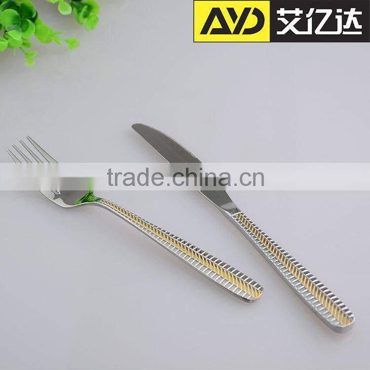 Hot sale ! wholesale tableware silver cutlery 72pcs german flatware