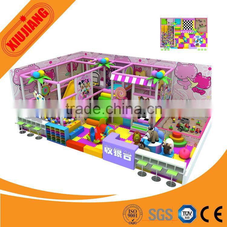 Cheerful Educational Plastic Playground Fitness For Baby.