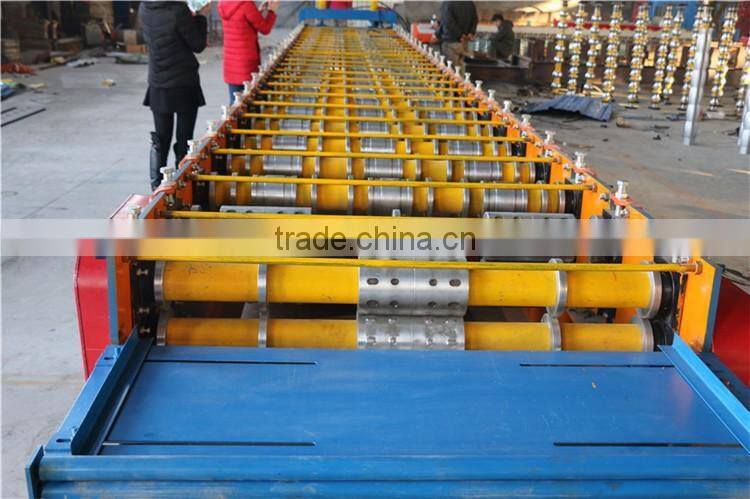 automtaic high quality floor decks forming machine with autostacker/tile making floor machinery