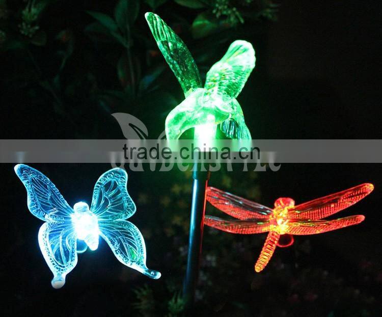 decorative light stake light, Hummingbird shape party light, Color Changing LED light for holidays