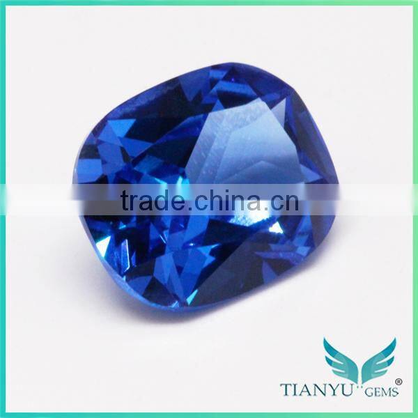 Wholesale Wuzhou Gem Processing 112# Burma Lab Created Blue Spinel Gems