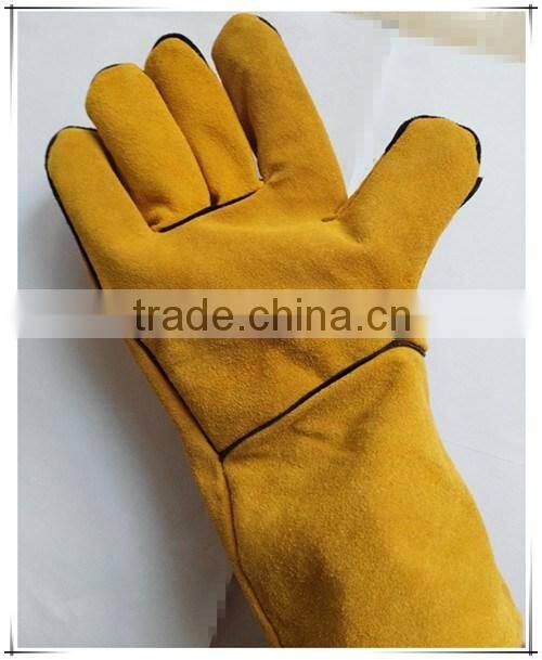 BSSAFETY Cow split leather welding gloves, safety work gloves