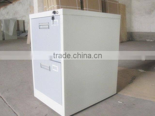 Modern design aluminium alloy Office Cabinet with 2 Drawers