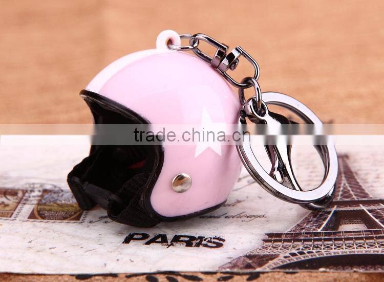 Hot sale motorcycle custom keychain metal custom keychain helmet keychain